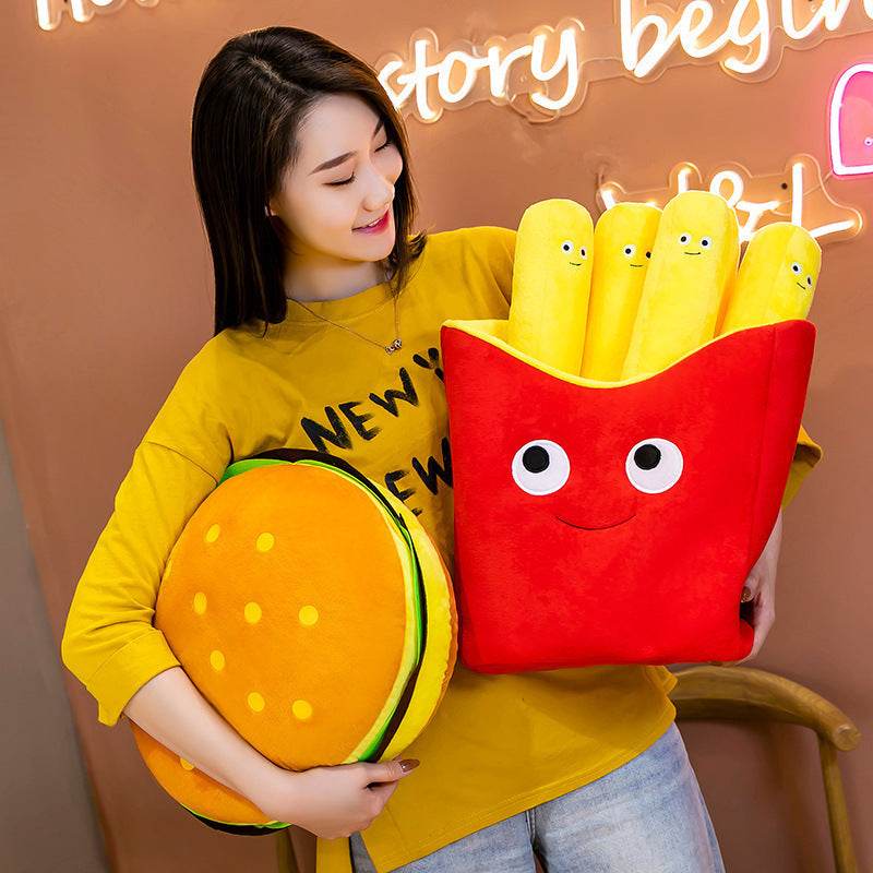 Shop Fries to My Burger Plushie - Goodlifebean Plushie | Stuffed Animal
