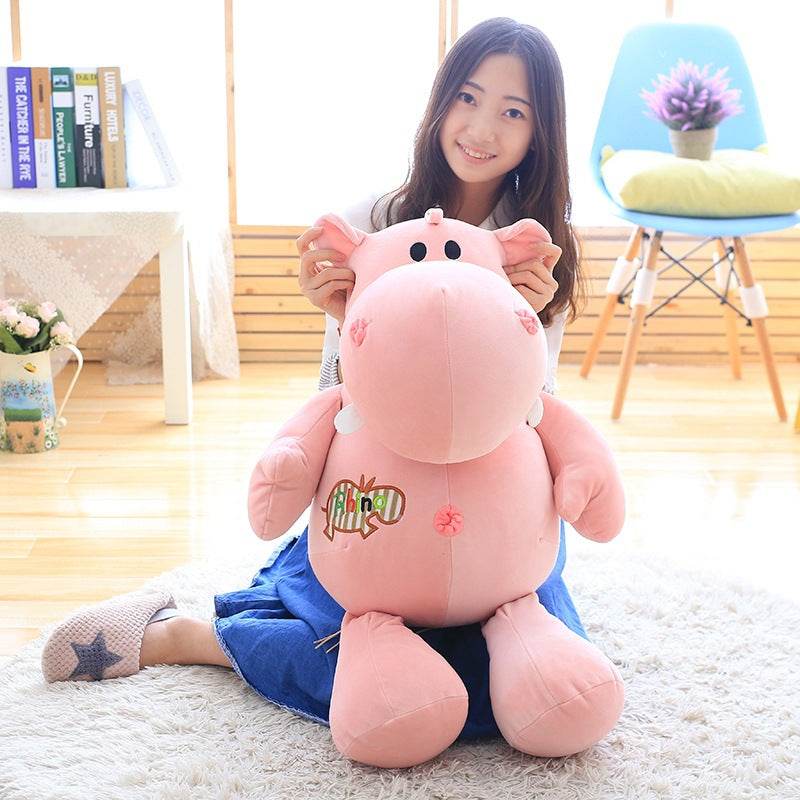 BuyHazel the Happy Hippo Plushie - Goodlifebean Plushies | Stuffed Animals