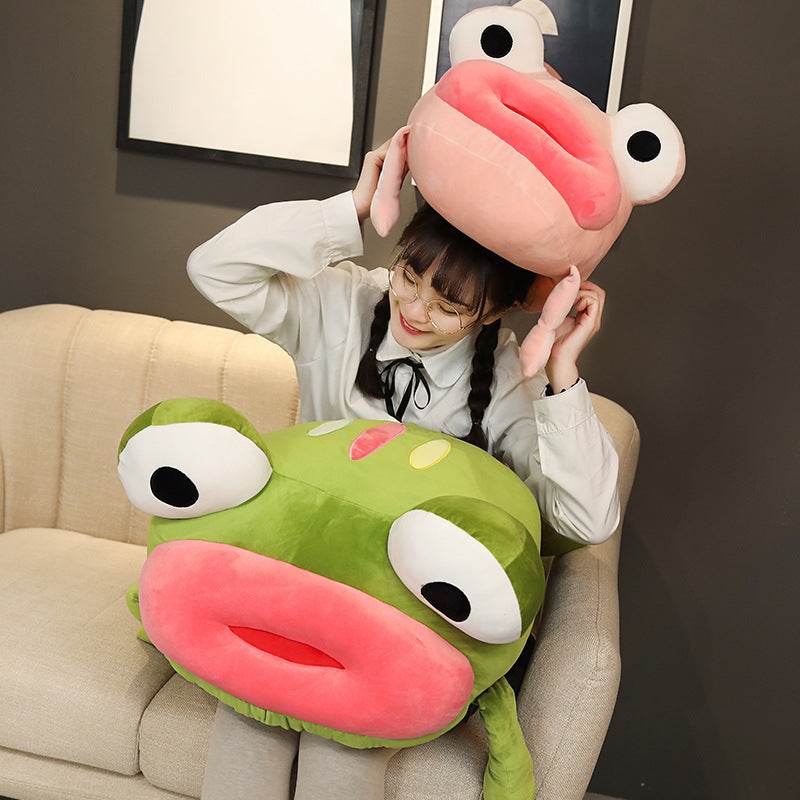 Shop Giant Frog Plushie - Goodlifebean Plushie | Stuffed Animal