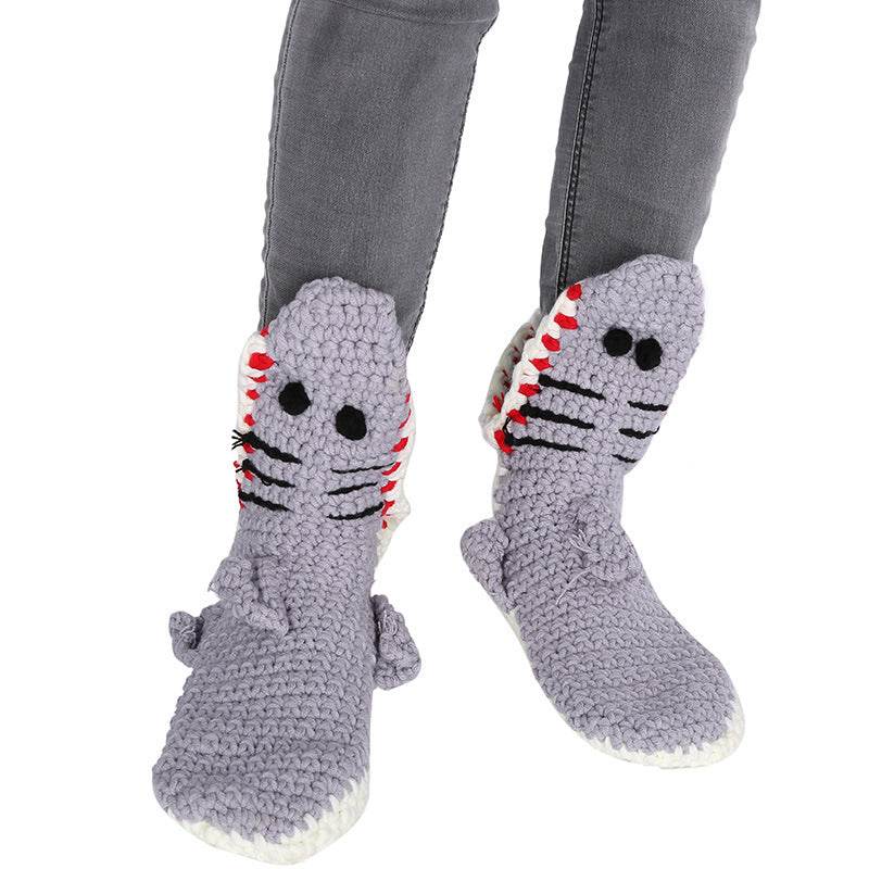 Shop Cozy Plush Shark Socks - Goodlifebean Plushie | Stuffed Animal