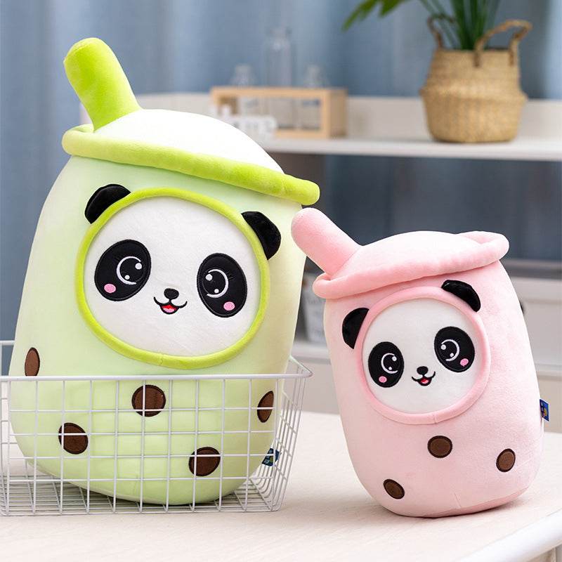 BuyKawaii Panda in Boba Tea Plushie | Bubble Tea Plush - Goodlifebean Plushies | Stuffed Animals