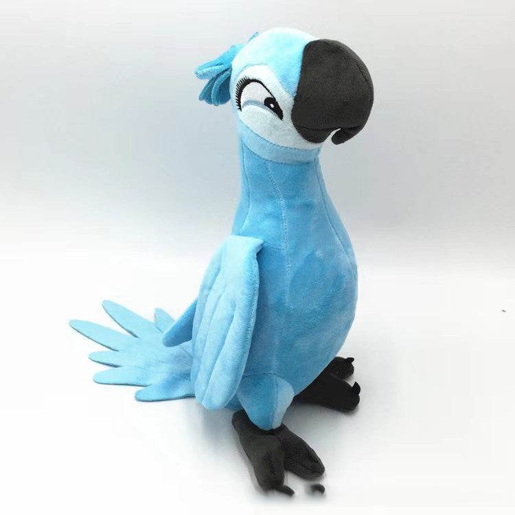 Shop Rare Blue Parrot Stuffed Animal | Stuffed Hyacinth Macaw Parrot - Goodlifebean Plushie | Stuffed Animal