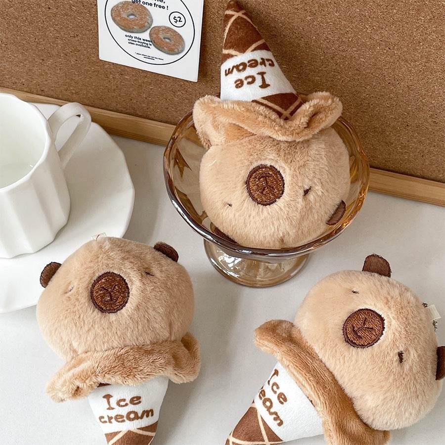 CapyCream: Mini Capybara Flavored Ice-cream Plushie - Goodlifebean