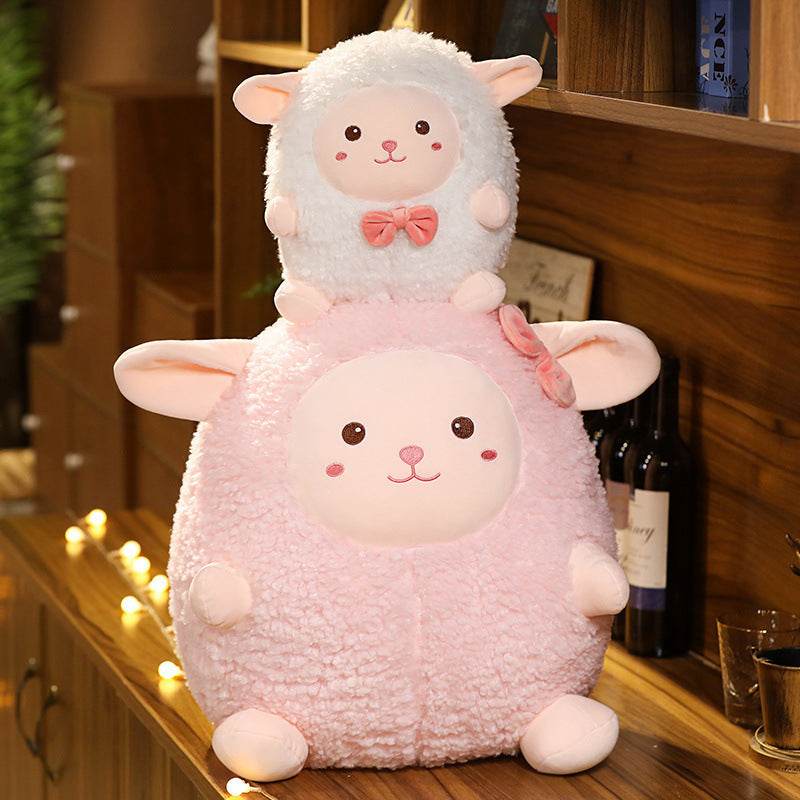 Shop Kawaii Snuggly Sheep Plushie | Stuffed Animal Sheep - Goodlifebean Plushie | Stuffed Animal