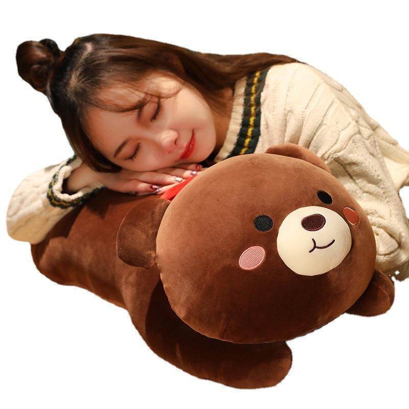 Shop Giant Cuddly Brown Bear Plushie - Goodlifebean Plushie | Stuffed Animal
