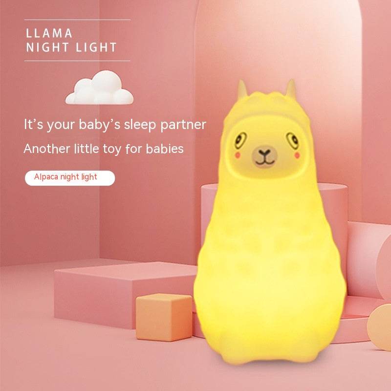 Shop Kawaii Alpaca Night Light - Goodlifebean Plushie | Stuffed Animal