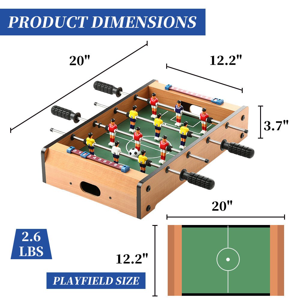 20" Mini MDF Football Table - Goodlifebean 0