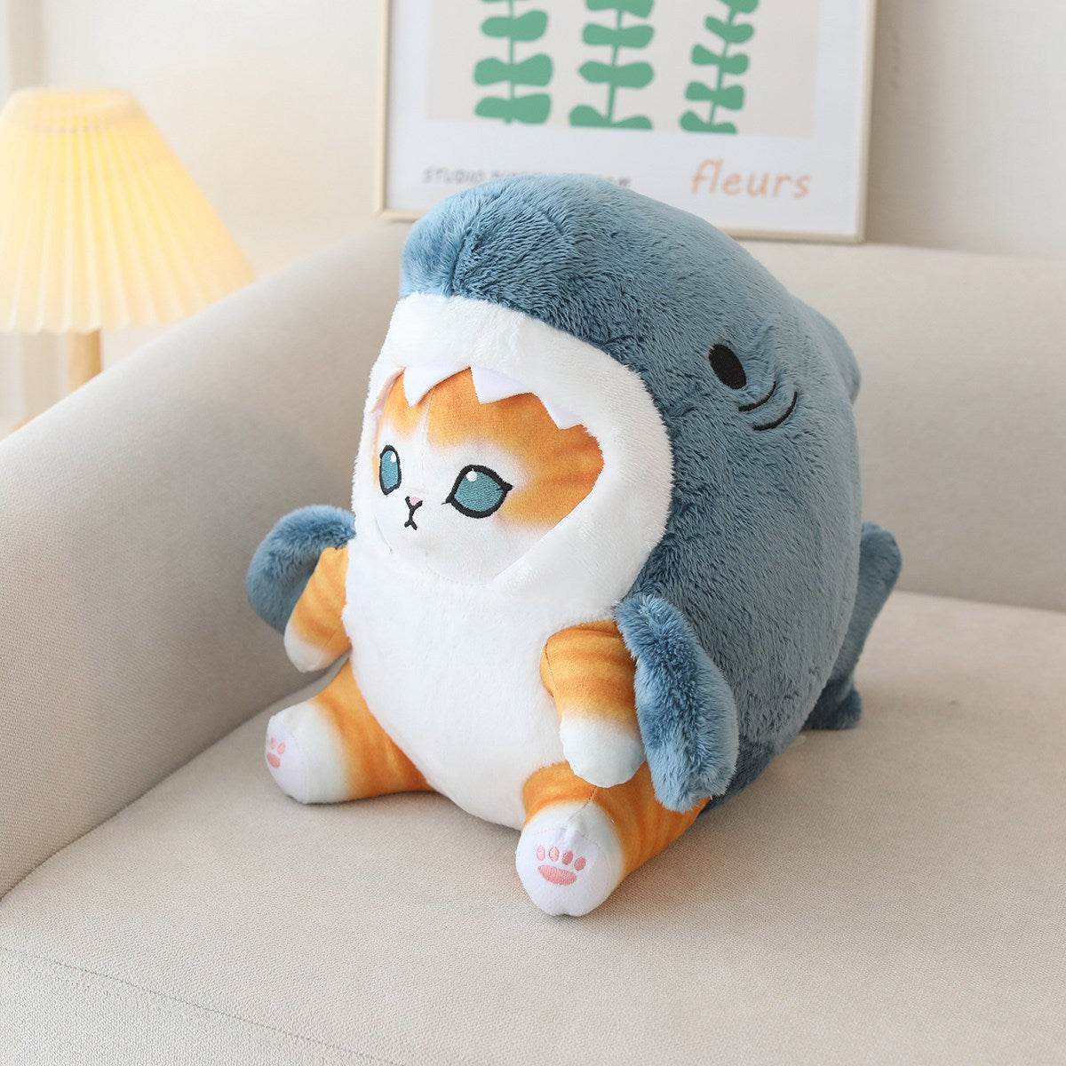 BuyShark Cat Plush - Goodlifebean Plushies | Stuffed Animals