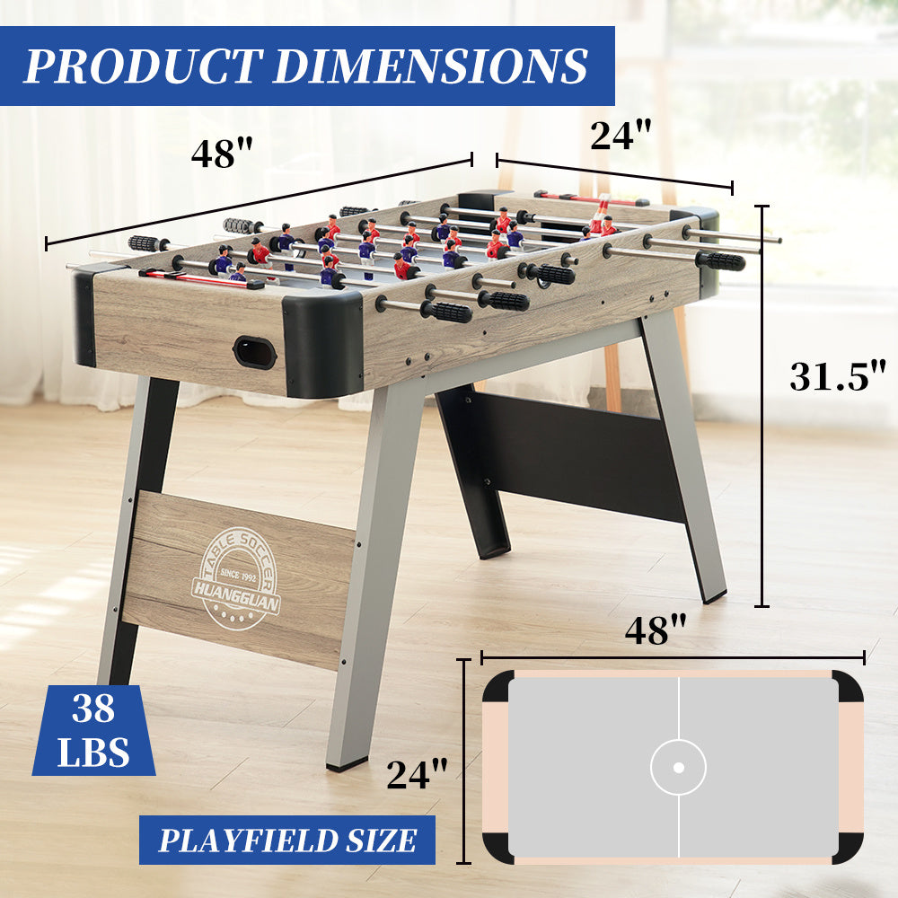 Shop Giant Engineered Wood Foosball Table | 48" - Goodlifebean Plushies | Stuffed Animals