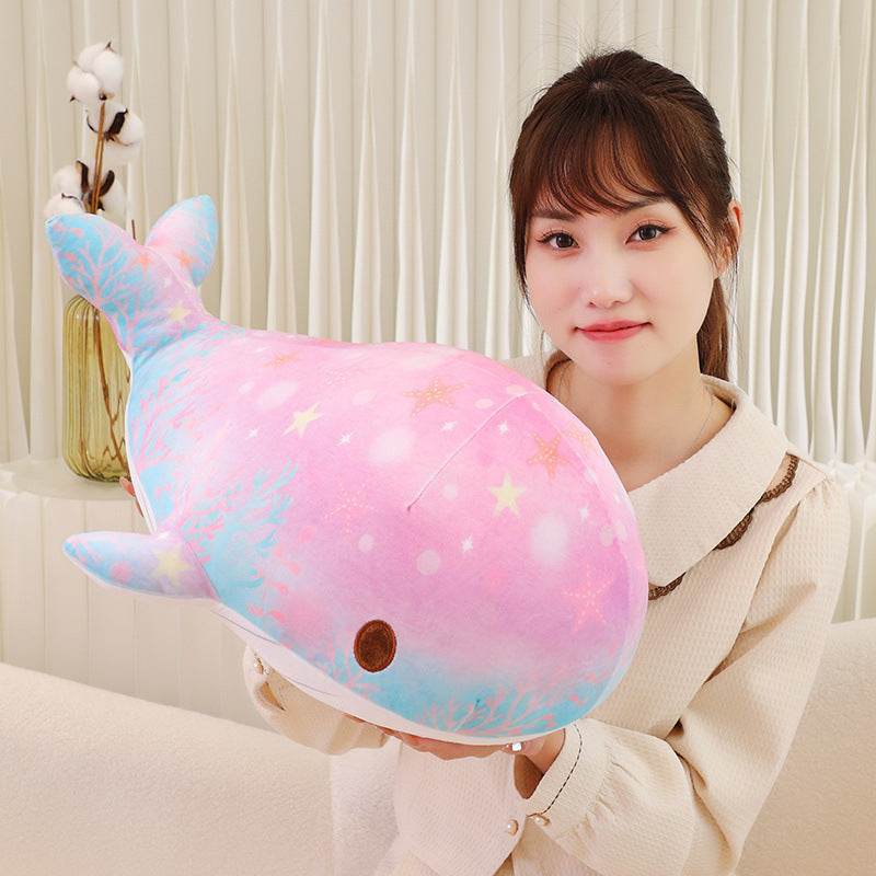 Shop Marbles: The Rainbow Whale Plushie - Goodlifebean Plushie | Stuffed Animal