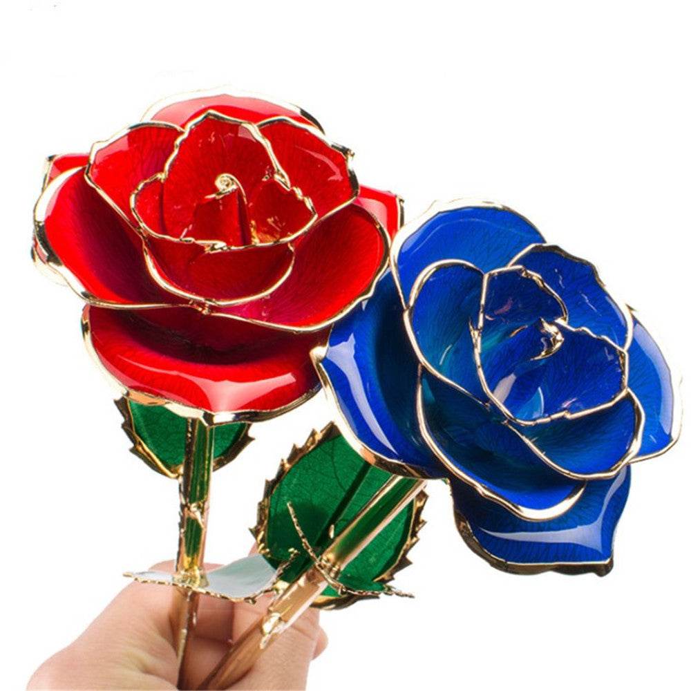 BuyHandmade 24K Gold-Plated Rose - Goodlifebean Plushies | Stuffed Animals
