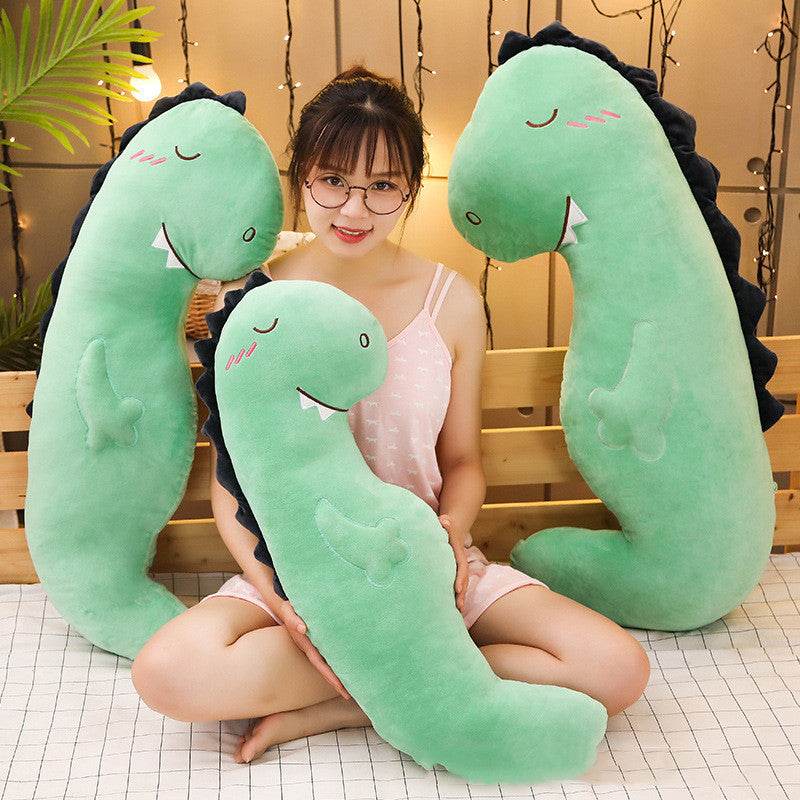 Shop Iggie: Large Stuffed Dino Body Pillow Plush - Goodlifebean Plushie | Stuffed Animal
