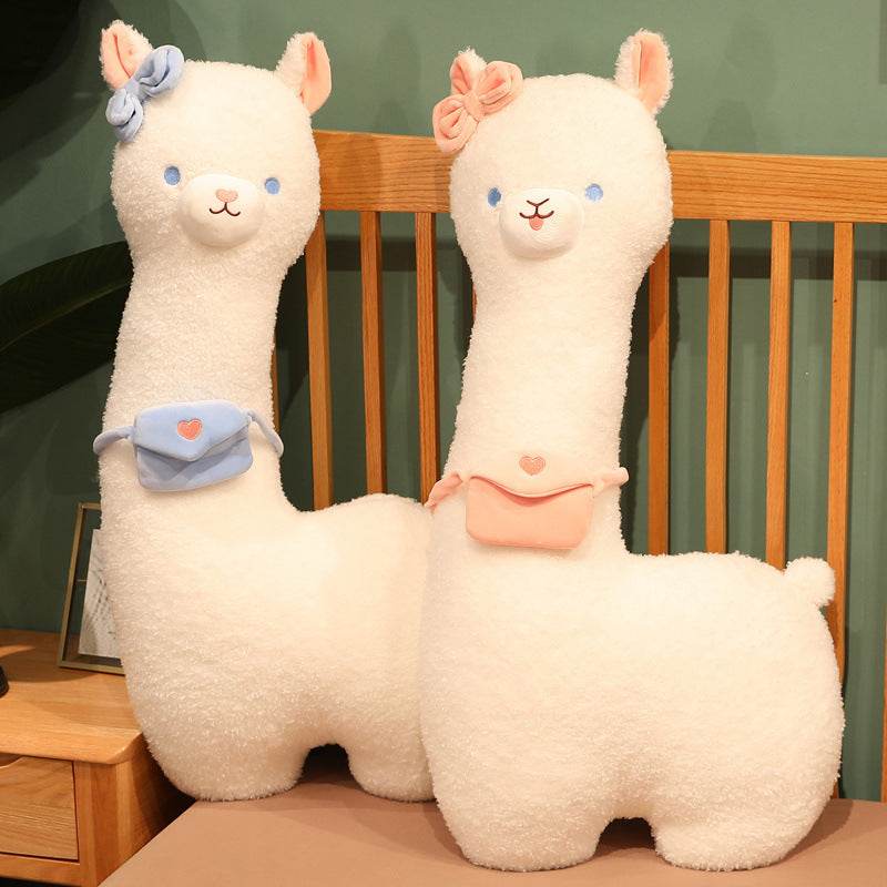 Shop FluffyPaca: Kawaii Alpaca Plushie | Stuffed Animal Alpaca | Body Pillow Plush - Goodlifebean Plushie | Stuffed Animal