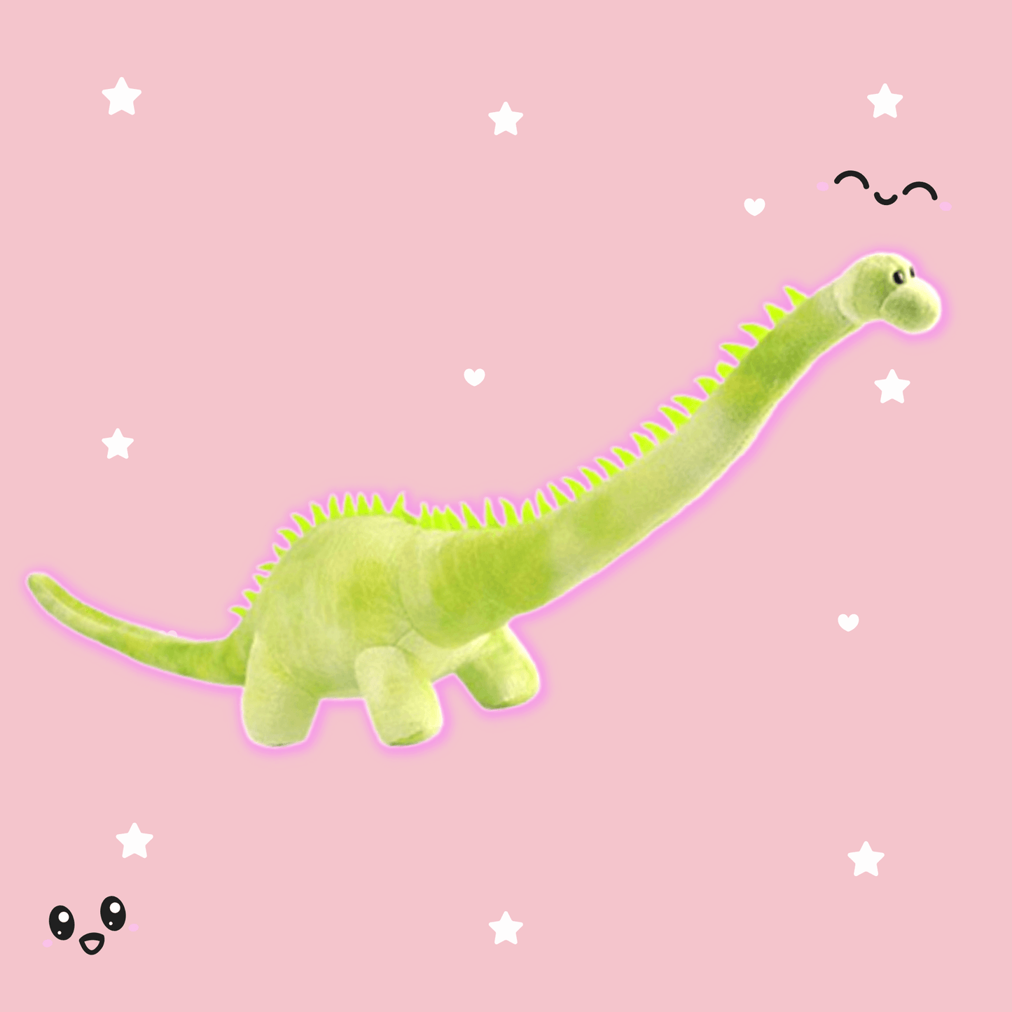 Shop Cute Daisy The Dinosaur Plush - Goodlifebean Plushie | Stuffed Animal