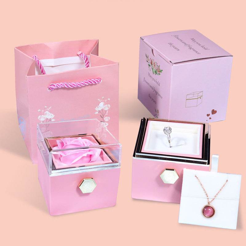 BuyRotating Eternal Rose Gift Box - Goodlifebean Plushies | Stuffed Animals