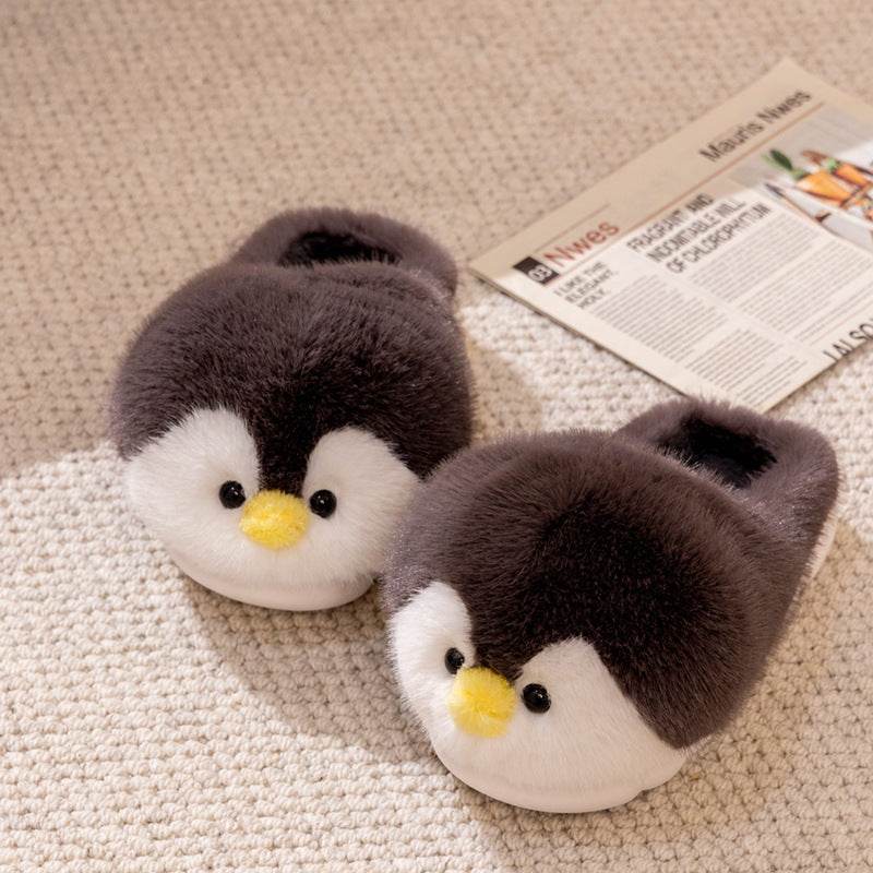 BuyHappy Feet | Kawaii Penguin Plush Slippers - Goodlifebean Plushies | Stuffed Animals