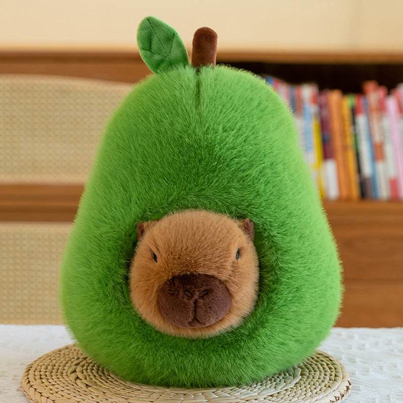 Shop Plush Toy Avocado Capybara Pillow - Goodlifebean Plushie | Stuffed Animal
