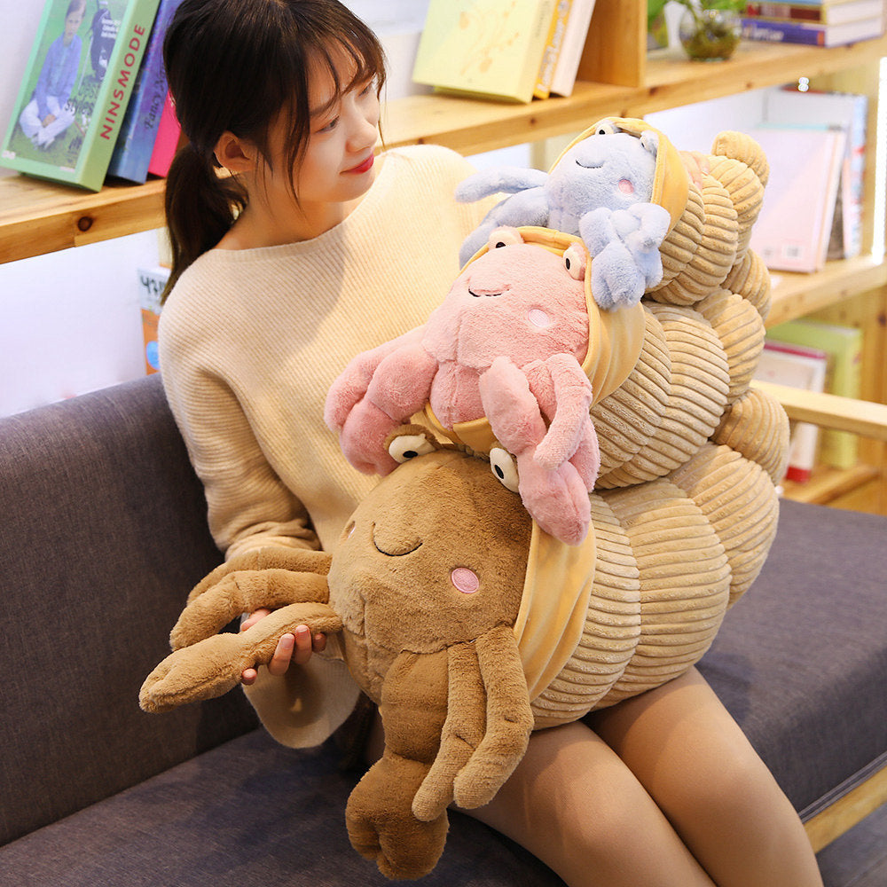 Shop Shelly: Kawaii Crab Plushie | Stuffed Animal Crab - Goodlifebean Plushie | Stuffed Animal