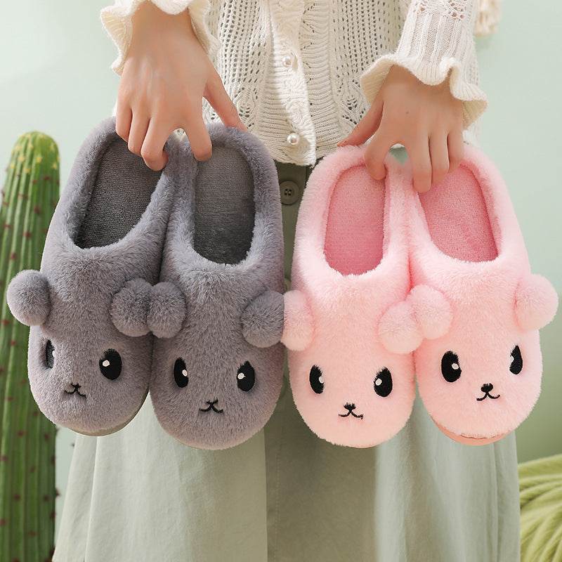 Shop Kawaii Thick-Sole Plush Slippers - Goodlifebean Plushie | Stuffed Animal