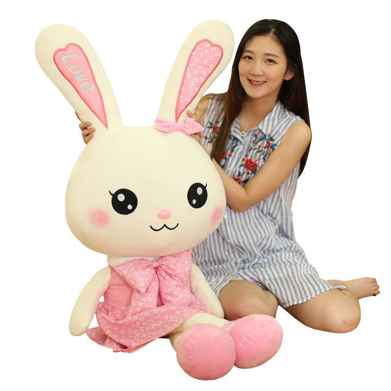 Jumbo Stuffed Animal Bunny Plushie | 4.5ft Rabbit.
