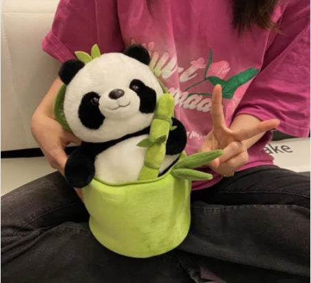 BuyKawaii Panda Plushie Inside Bamboo | Cute Panda Plushie - Goodlifebean Plushies | Stuffed Animals