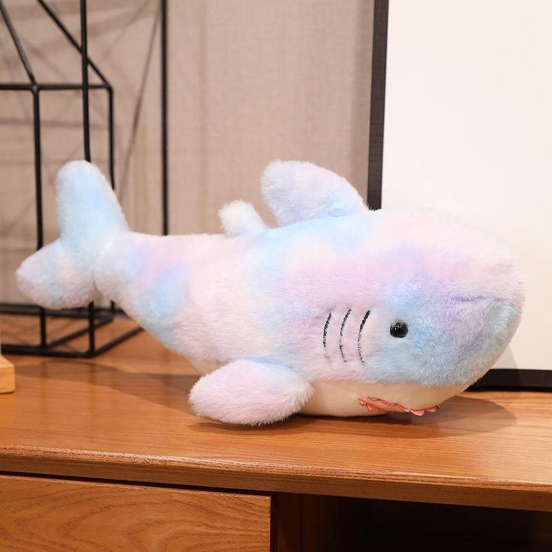 Shop Rainbow Mermaid Shark Plush - Goodlifebean Plushie | Stuffed Animal
