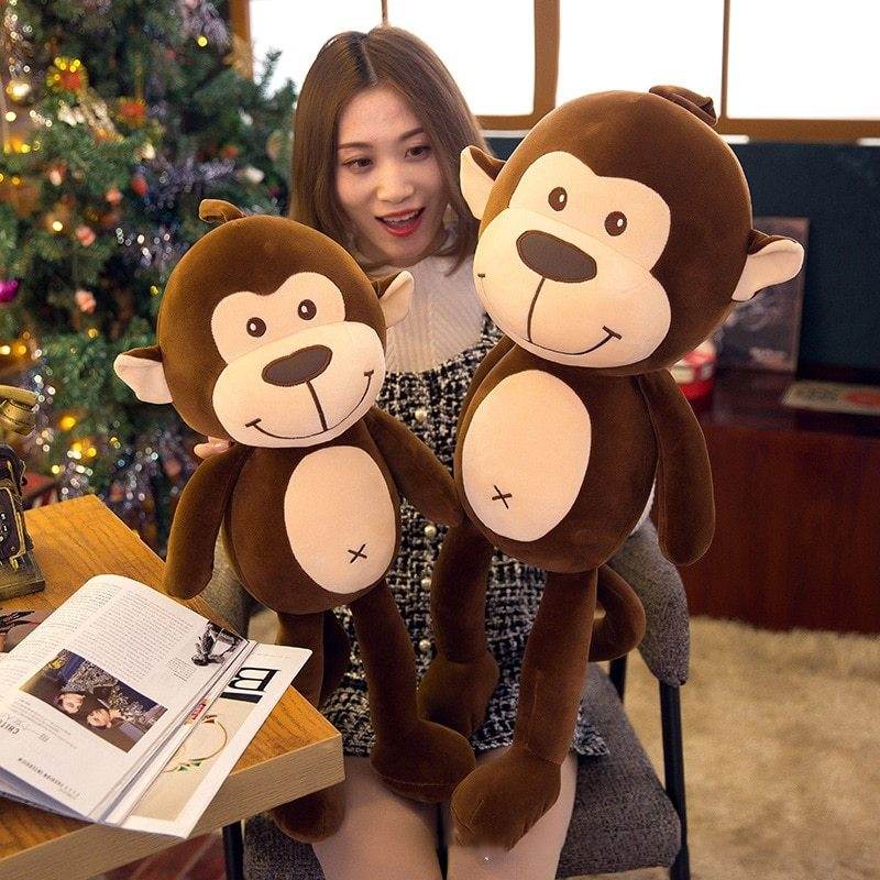 Giant Monkey Plushie | Large Stuffed Animal Monkey - Goodlifebean