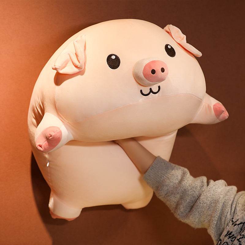 Shop Evie: Chonky Chubby Piggy Plushie | Stuffed Animal Pig - Goodlifebean Plushie | Stuffed Animal
