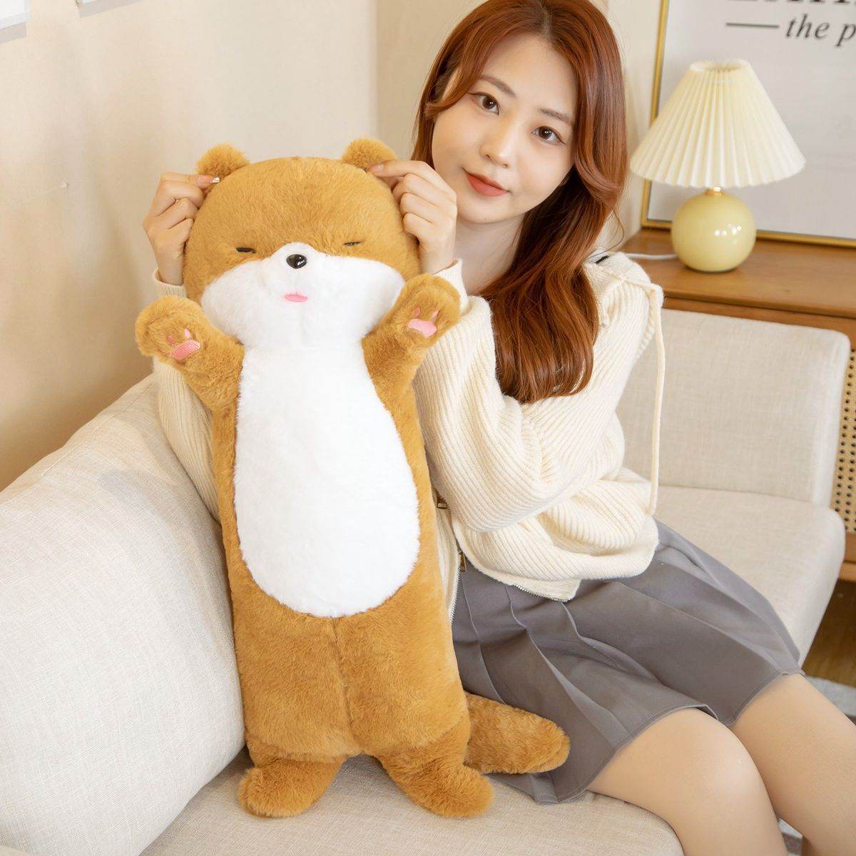 Shop Chubby Hamster Giant Body Pillow Plushie - Goodlifebean Plushie | Stuffed Animal