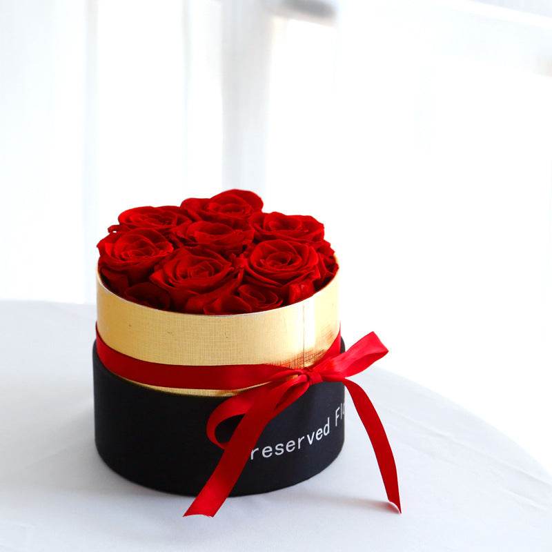 Shop Magnificent Box Of Roses | Preserved Rose Gift Box - Goodlifebean Plushie | Stuffed Animal