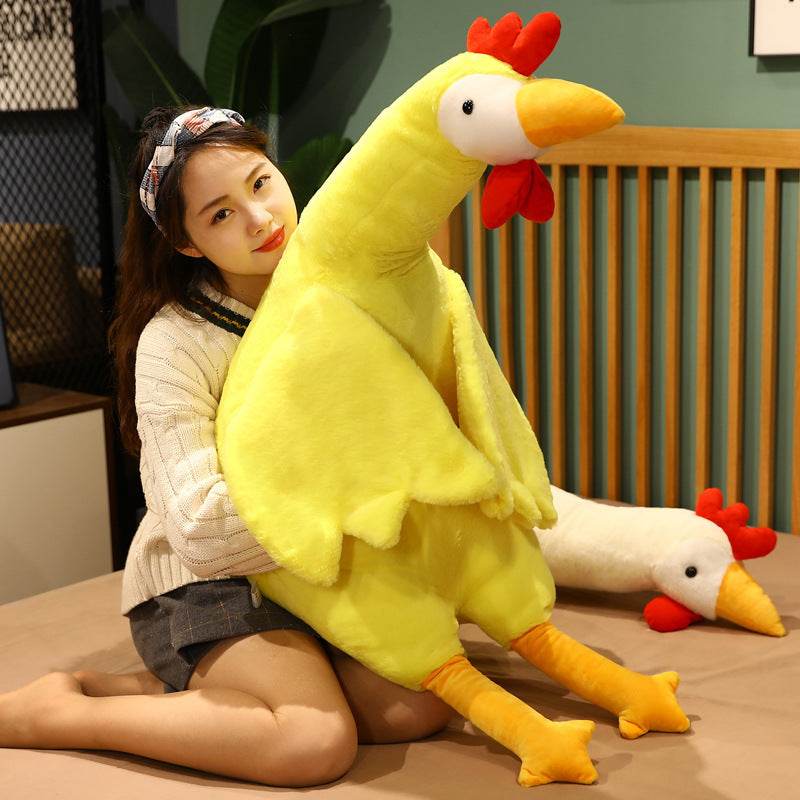 BuyGiant Huggable Chicken Plushie - Goodlifebean Plushies | Stuffed Animals