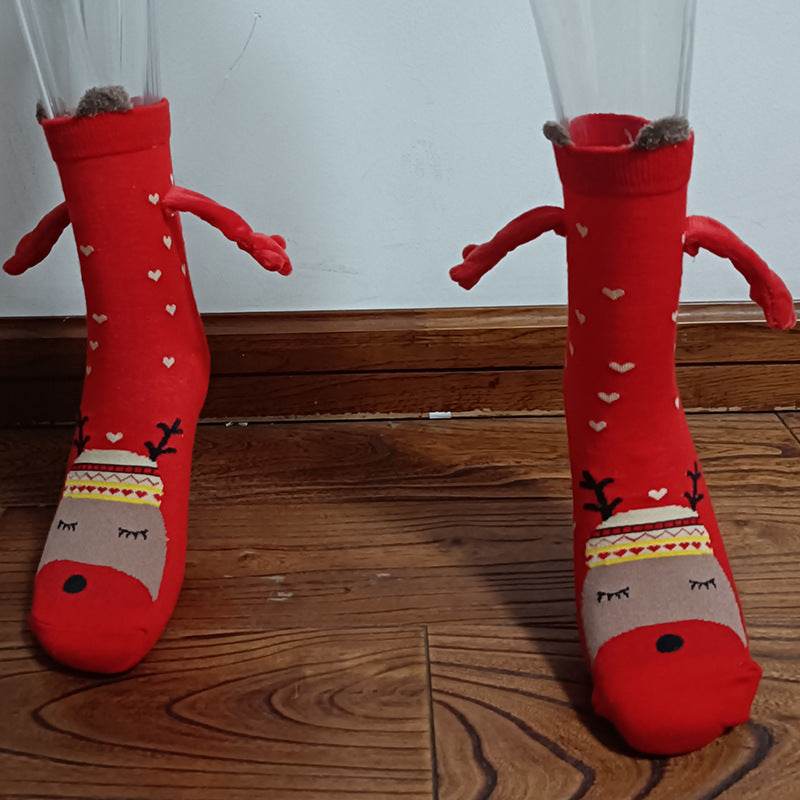 BuyHand holding Christmas Socks - Goodlifebean Plushies | Stuffed Animals