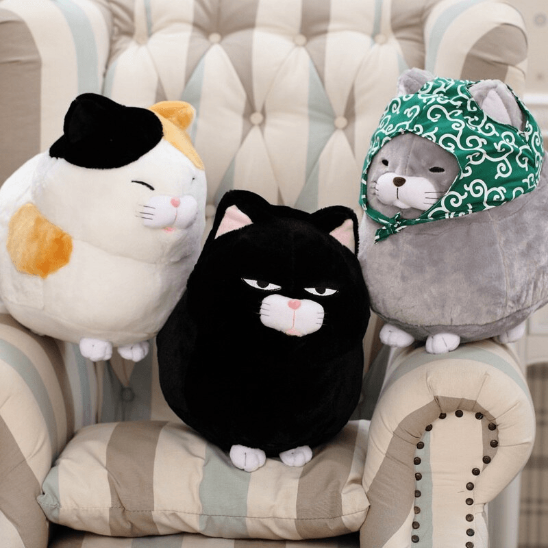 Shop Kawaii Moody Cat Plush | Angry Grumpy Cat Plush - Goodlifebean Plushie | Stuffed Animal