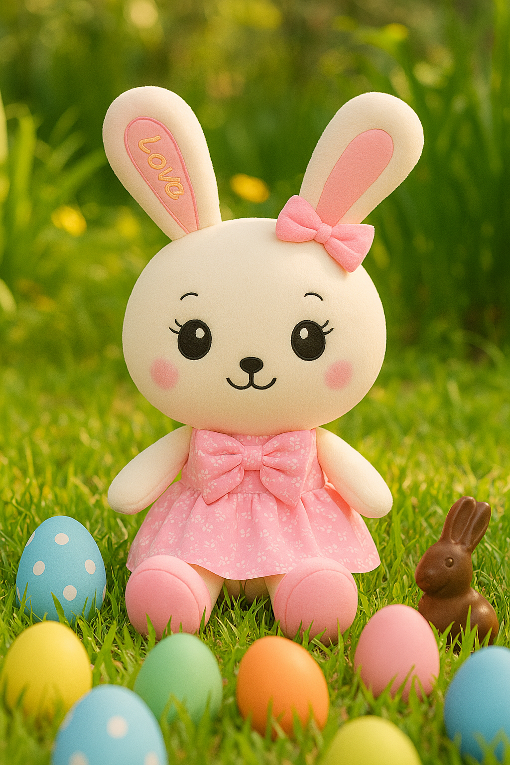 Jumbo Stuffed Animal Bunny Plushie | 4.5ft Rabbit.
