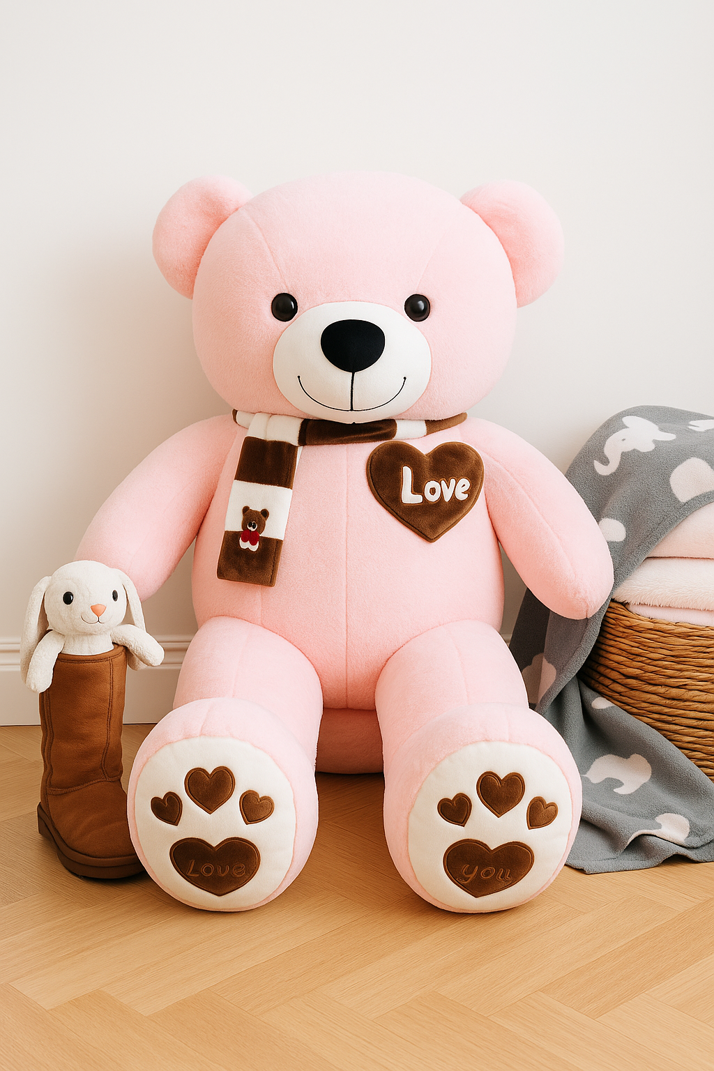 Shop Coco: Large Teddy Bear Plush (6ft) - Goodlifebean Plushie | Stuffed Animal