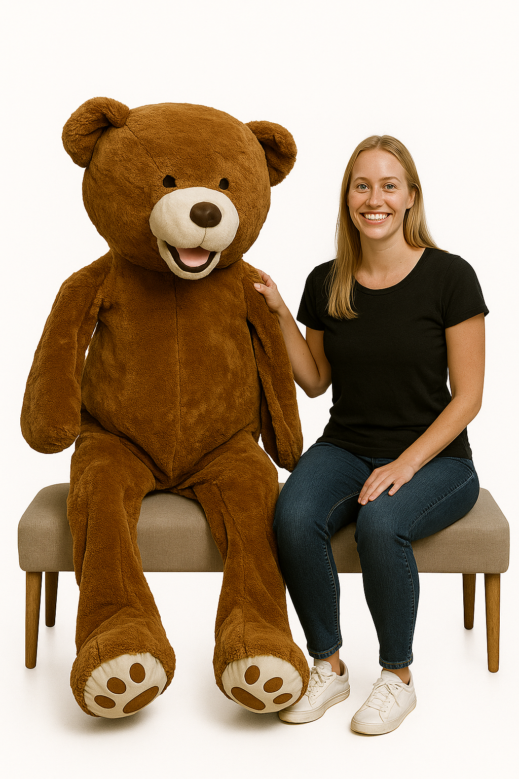 Shop World's Largest Teddy Bear (11ft) - Goodlifebean Plushie | Stuffed Animal