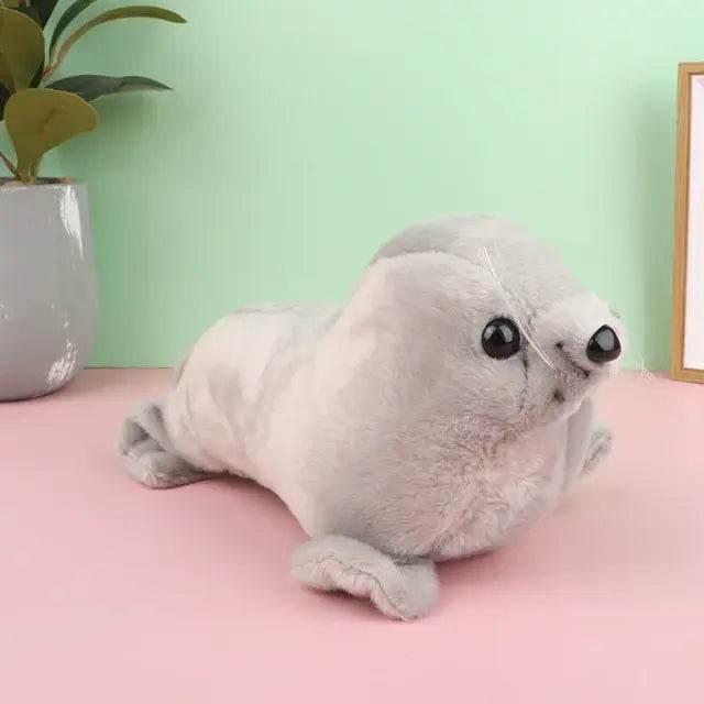 Shop Cuddly Kawaii Baby Seal Plushie - Goodlifebean Plushie | Stuffed Animal