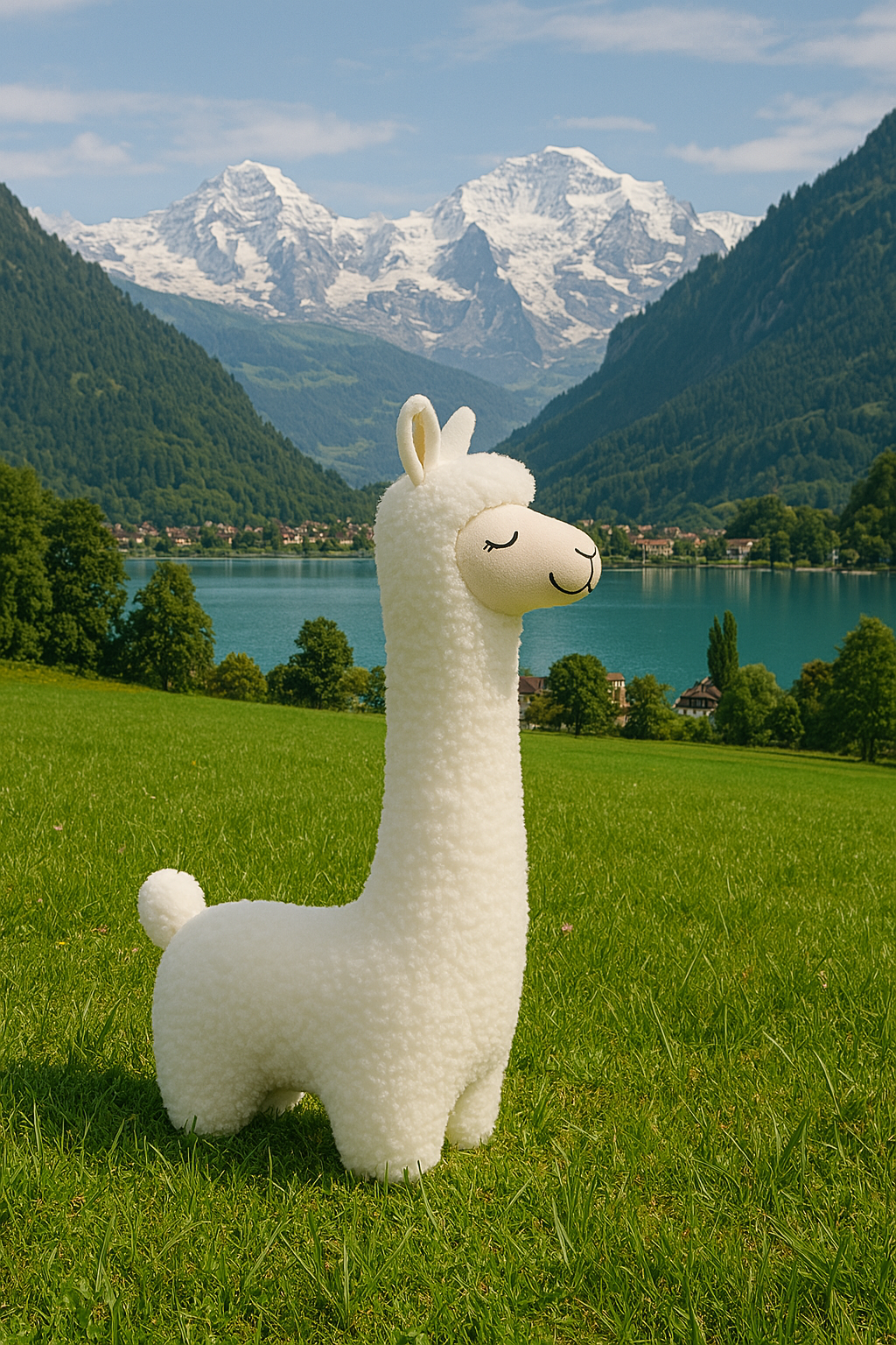 Shop Giant Stuffed Llama Stress Relief Plush - Goodlifebean Plushie | Stuffed Animal