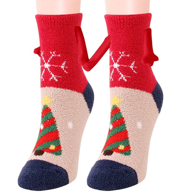 BuyHand-In-Hand Mangetic Christmas Socks - Goodlifebean Plushies | Stuffed Animals