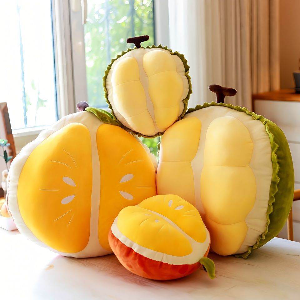 Cute Durian Plushie | Stuffed Durian Plush.