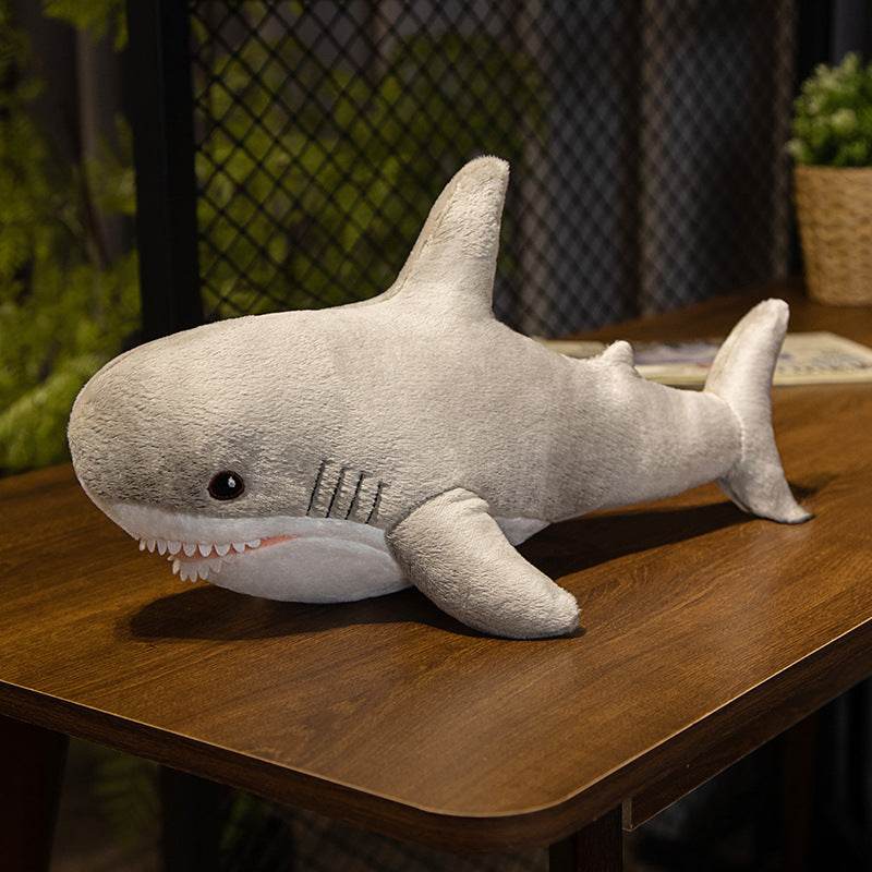BuyMegaJaws: Giant 5ft Shark Plushie | Big Stuffed Shark - Goodlifebean Plushies | Stuffed Animals