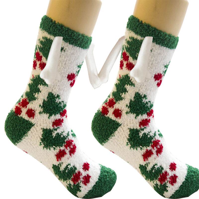 BuyHand-In-Hand Mangetic Christmas Socks - Goodlifebean Plushies | Stuffed Animals