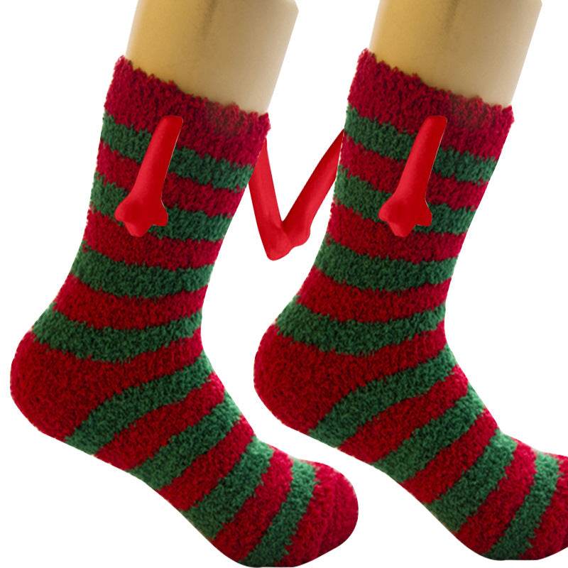 BuyHand-In-Hand Mangetic Christmas Socks - Goodlifebean Plushies | Stuffed Animals