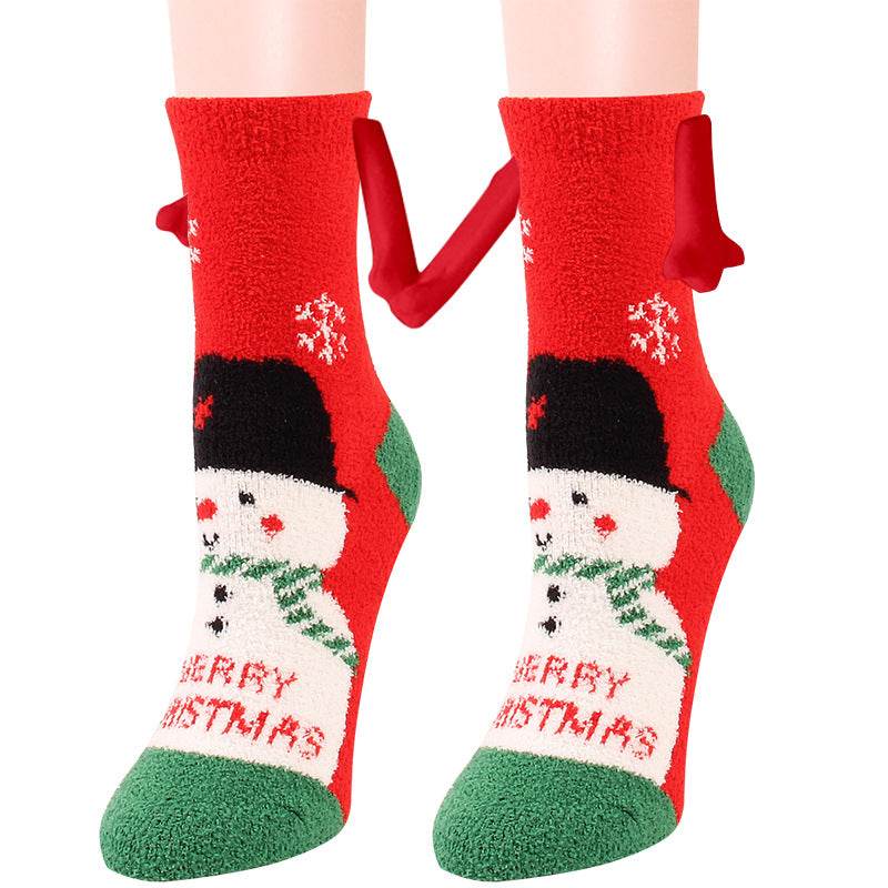 BuyHand-In-Hand Mangetic Christmas Socks - Goodlifebean Plushies | Stuffed Animals