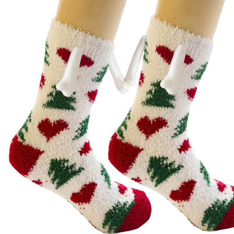 BuyHand-In-Hand Mangetic Christmas Socks - Goodlifebean Plushies | Stuffed Animals