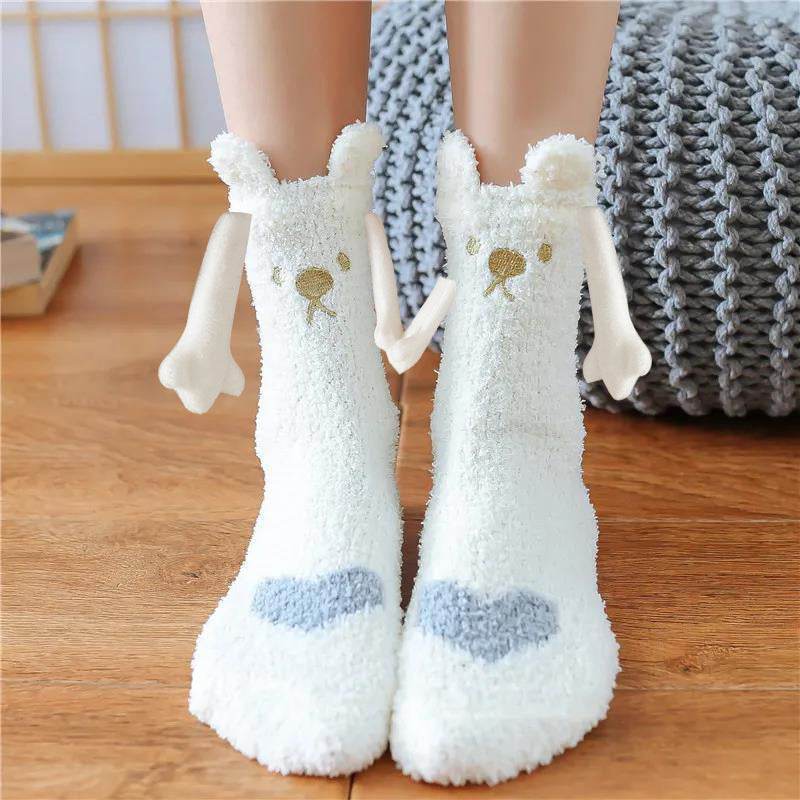 BuyHand-In-Hand Mangetic Christmas Socks - Goodlifebean Plushies | Stuffed Animals