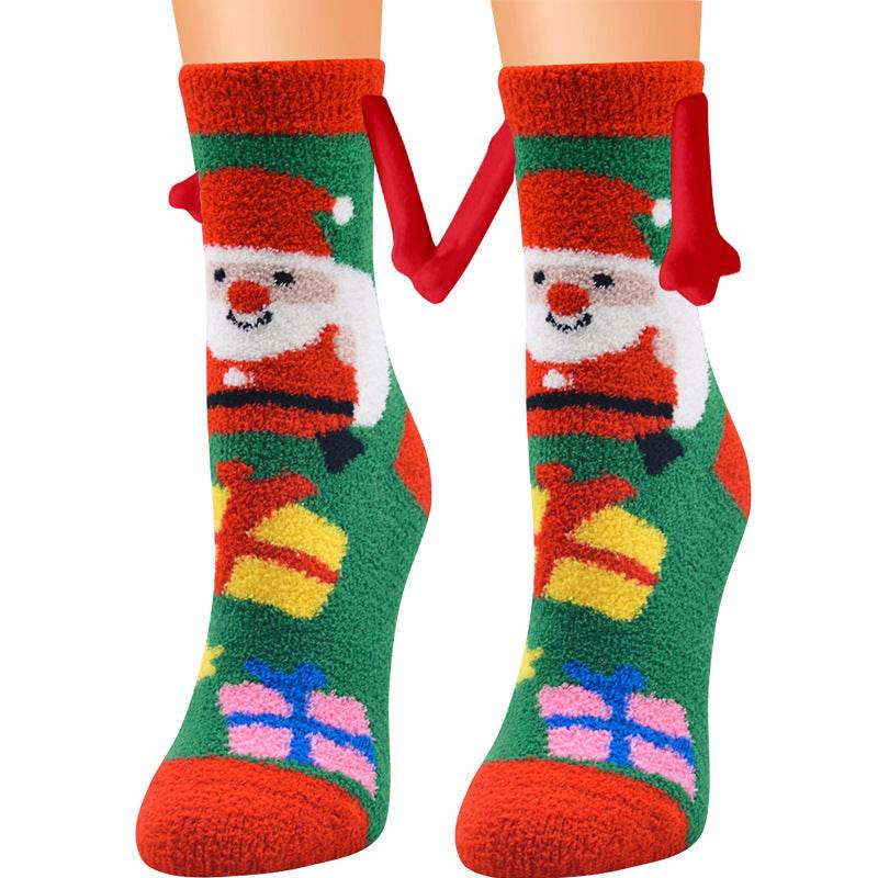 BuyHand-In-Hand Mangetic Christmas Socks - Goodlifebean Plushies | Stuffed Animals