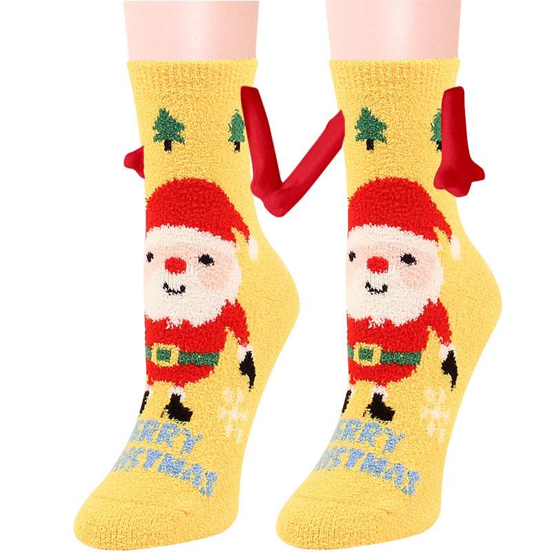 BuyHand-In-Hand Mangetic Christmas Socks - Goodlifebean Plushies | Stuffed Animals