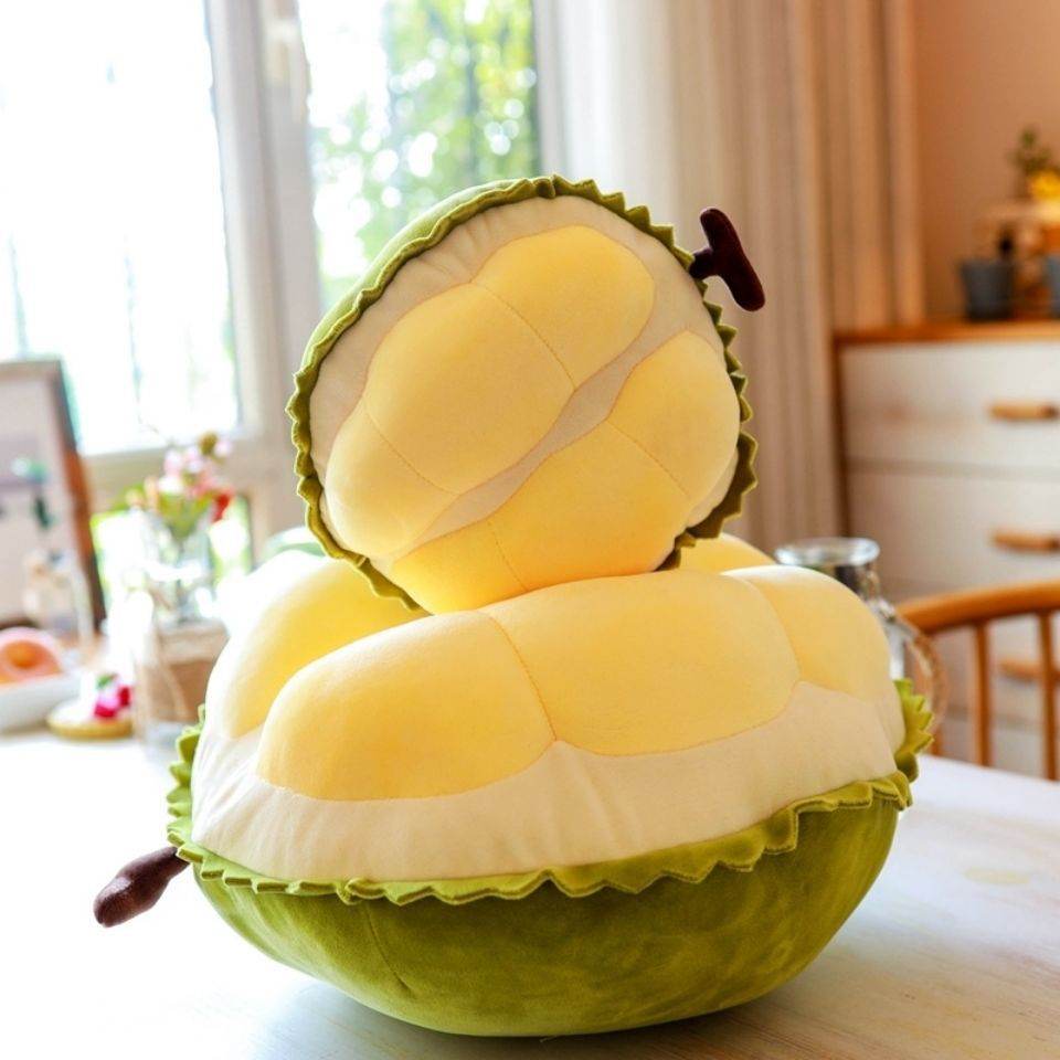 Cute Durian Plushie | Stuffed Durian Plush.
