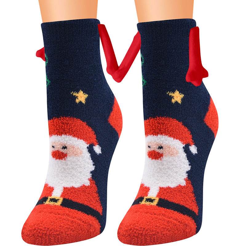 BuyHand-In-Hand Mangetic Christmas Socks - Goodlifebean Plushies | Stuffed Animals